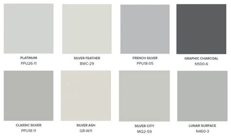 Popular mineral Gray Paint Colors – Gray Color Palette | Colorfully BEHR | Grey color palette ...