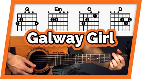 Galway Girl Guitar Tutorial (Ed Sheeran) Easy Chords Guitar Lesson - YouTube