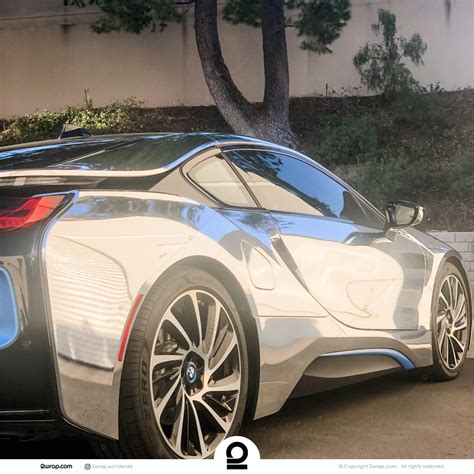 BMW I8 Silver chrome | 2wrap.com