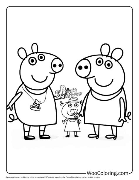 100+ Peppa Pig coloring pages (FREE) Printable PDF | Woo Coloring