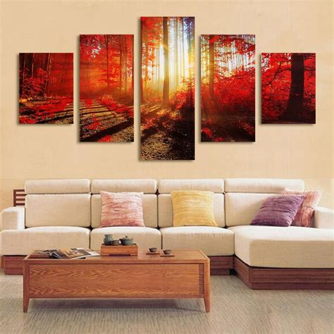 On Clearance My. Way Frameless Canvas Wall Art Prints Pictures, Modern ...