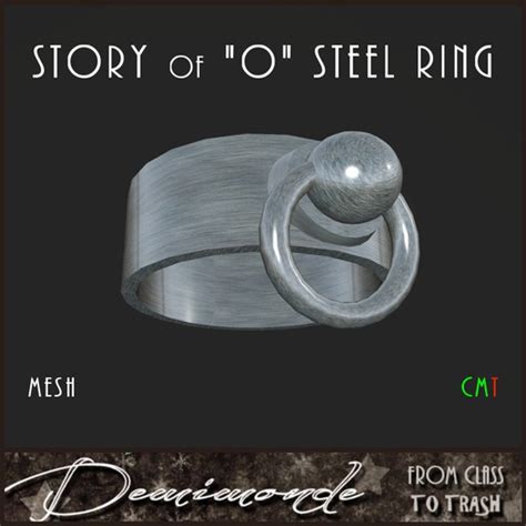 Second Life Marketplace - [CYN] Story of "O" Ring steel [copy]