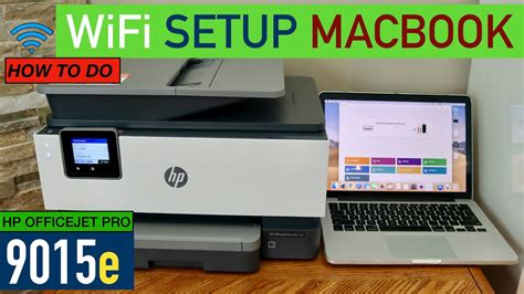 HP OfficeJet Pro 9015e Setup MacBook, Wireless Setup. - YouTube