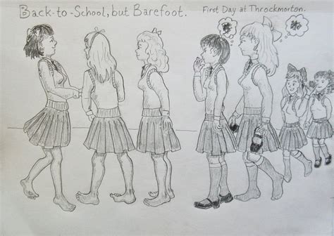 Back-To-School but Barefoot by brubrad on DeviantArt