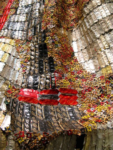 El Anatsui, Ghanaian sculptor had a fabulous show at the Denver Art ...