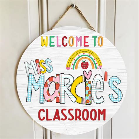 Buy Personalized Teacher Signs for Classroom, Teacher Appreciation ...