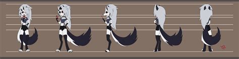 ArtStation - Loona Unofficial Fan-Made Turnaround Sheet - Helluva Boss