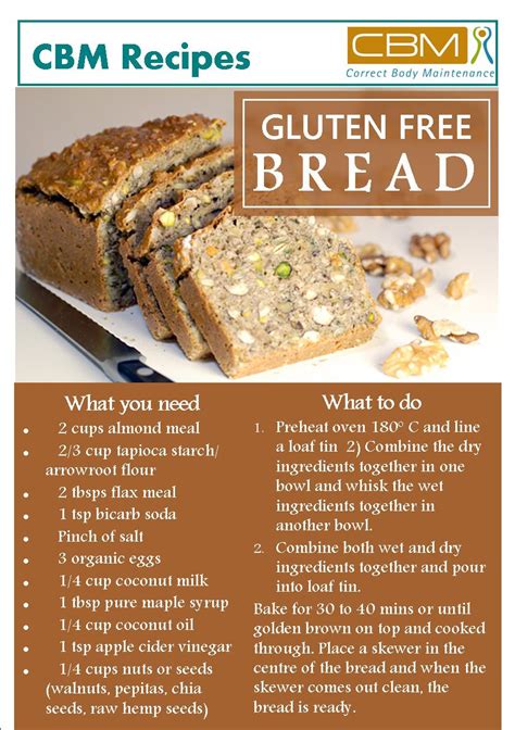 Gluten free bread | Correct Body Maintenance