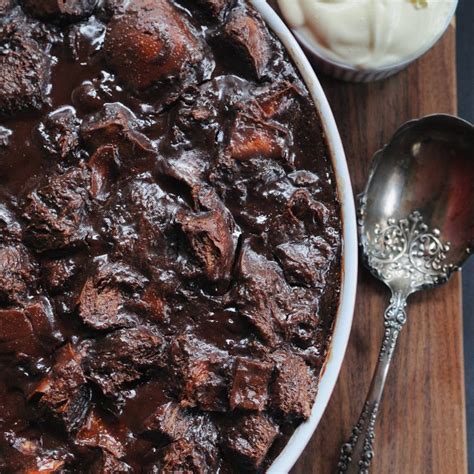 Chocolate Bread Pudding Recipe - Andrew Zimmern