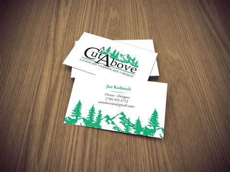 Landscaping Company Business Card Design | Bracha Designs