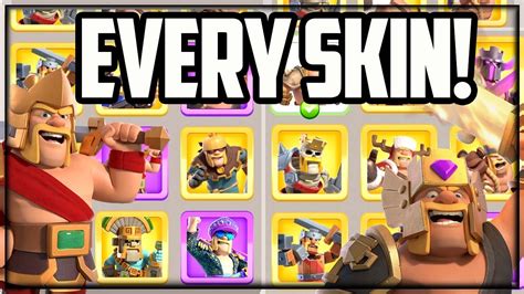 EVERY Barbarian King Skin RANKED in Clash of Clans! - YouTube