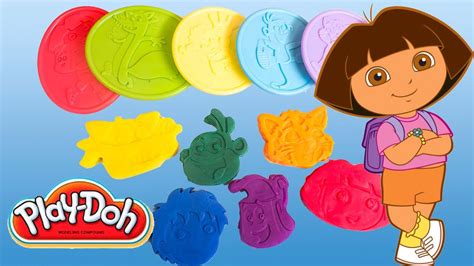 Play Doh Dora The Explorer Playset Playdough Hasbro Kit Play-Doh Dora La Exploradora Toys - YouTube