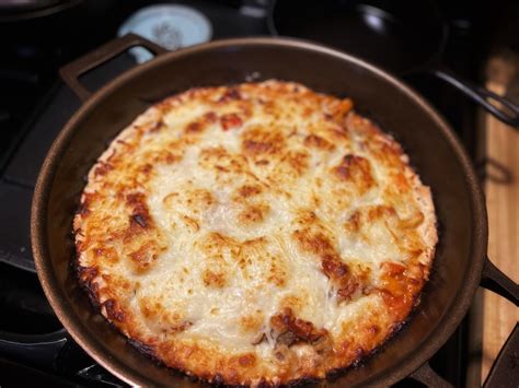 Cast Iron Pizza Recipe | ThisFarmWife.com