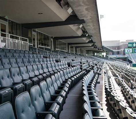 Tulane University Yulman Stadium with Irwin Seating Centurion, Marquee and Citation stadium ...