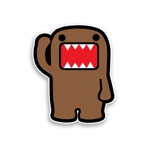 Domo Kun Sticker | Sticker bomb wallpaper, Jdm stickers, Black stickers