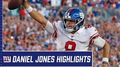 Daniel Jones Highlights from First Half of Season - YouTube