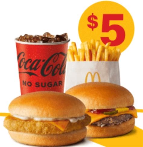 DEAL: McDonald’s - $5 Small Chicken 'n' Cheese Meal & Cheeseburger on 11 November 2021 (30 Days ...