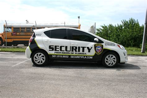 Security Vehicle Graphics & Lettering in Boynton Beach, Florida