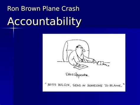 (PPT) Ron Brown Plane Crash Accountability. Talking points … Hierarchy – Efficiency (Obedience ...