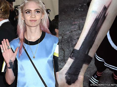 Claire's newest tattoo explained : Grimes