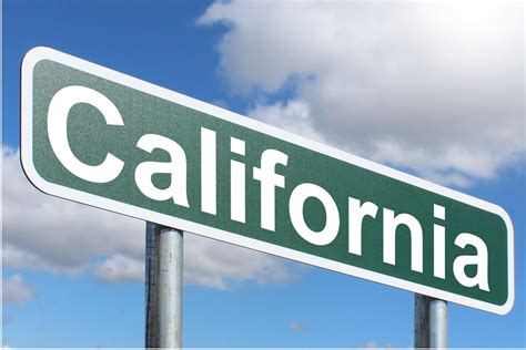 California - Free of Charge Creative Commons Green Highway sign image