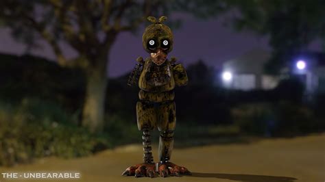 Custom Ignited Chica Model Render by TheUnbearable101 on DeviantArt