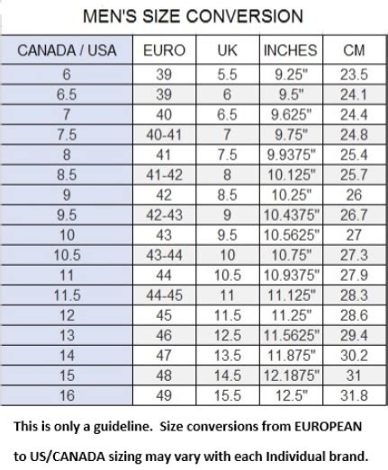 european boot size conversion - www.barakahjobs.com