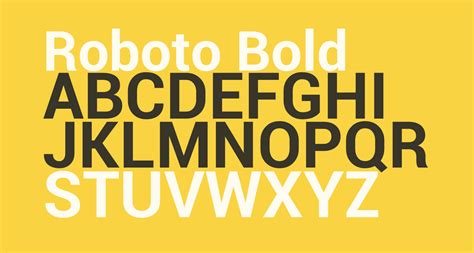 Roboto Bold free Font - What Font Is