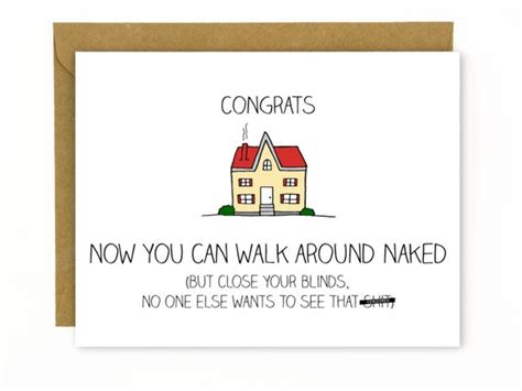 Funny New Home / Housewarming / Congratulations Card Walk