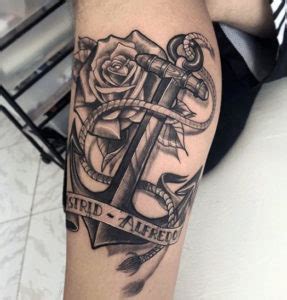 Anchor Tattoos - A Symbol of Stability and Security - Body Tattoo Art