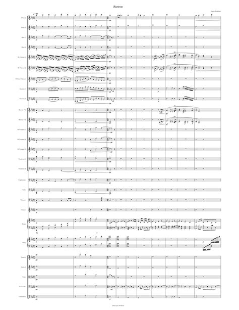 Sorrow Sheet music for Piano, Trombone, Euphonium, Tuba & more ...