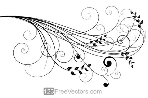 Vector Floral Design 6 | 123Freevectors