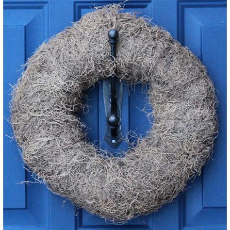 Natural Spanish Moss Wreath Base - 12"