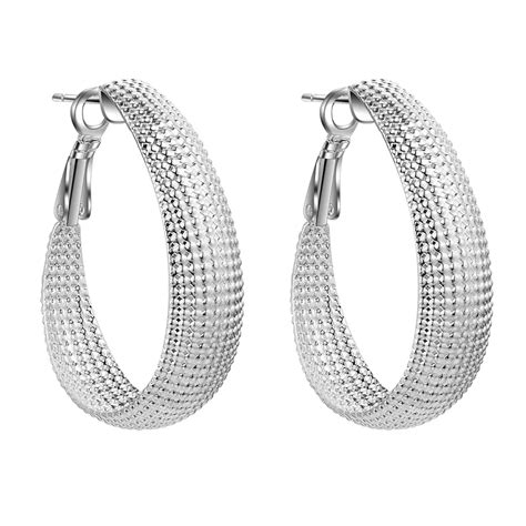 classic fashion loop high quality Silver Earrings for women fashion ...