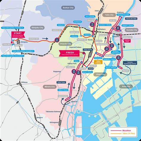 Tokyo Marathon Tickets | 2 Mar 2025 | Tokyo Marathon Route | Koobit