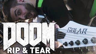 Doom OST - Rip & Tear Guitar Cover - Andrew Baena & Paul Ozz Chords - ChordU