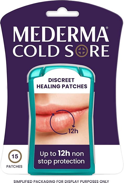 Mederma Cold Sore Discreet Healing Patch - A Patch That Protects and conceals Cold Sores - 15 ...
