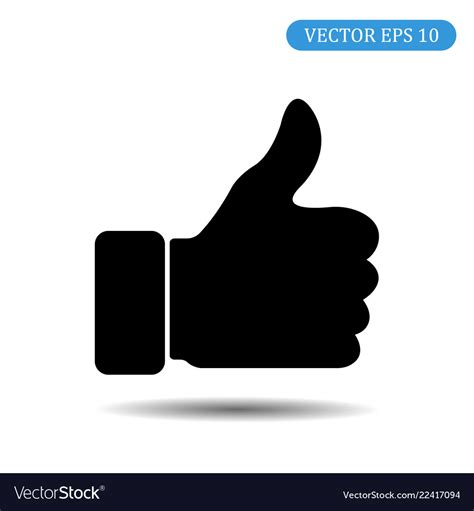 Like icon eps 10 Royalty Free Vector Image - VectorStock