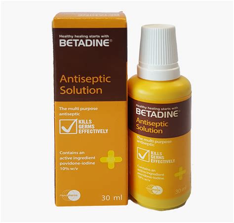 Wound Care - Antiseptic Betadine, HD Png Download - kindpng