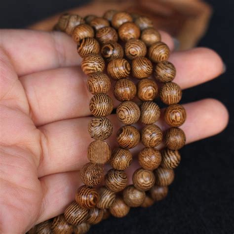 Buddhist Mala Wooden Bracelet & Prayer Beads – Artisan Charms