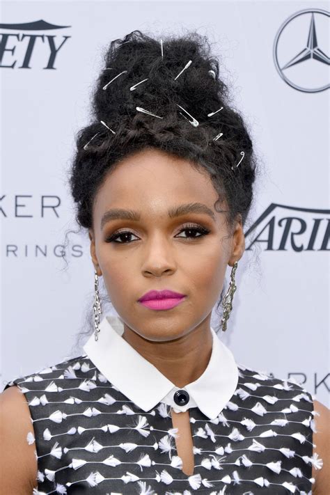 Janelle Monae Natural Hair Down