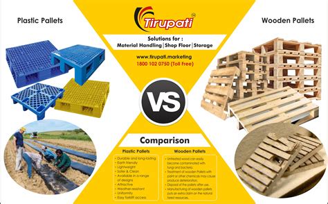 Tirupati Marketing #Plastic #Pallets have significant advantages over their wooden counterparts ...