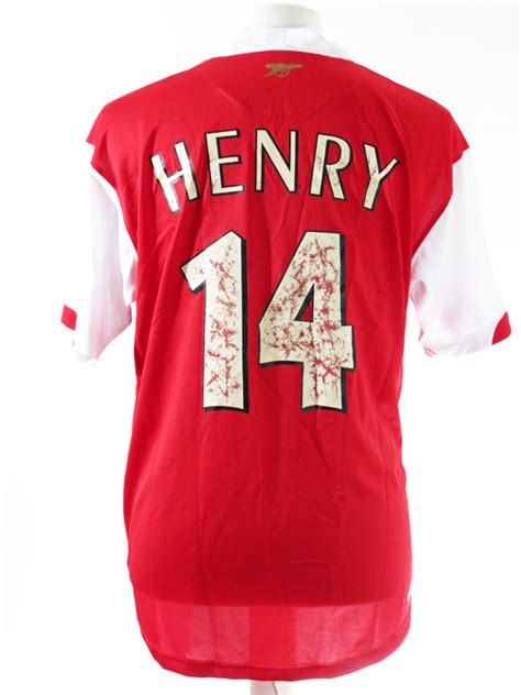 Thierry Henry Arsenal Gunners FC Nike Jersey - 5 Star Vintage