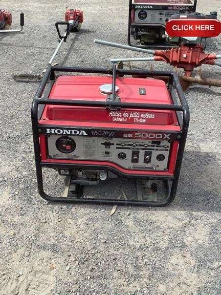 Honda eb5000x gas generator - Rideau Auctions