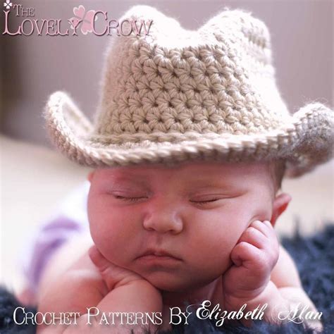 Cowboy Hat "Boot Scoot'n Cowboy Hat" | Bluprint | Crochet cowboy hats, Baby cowboy hat, Crochet ...