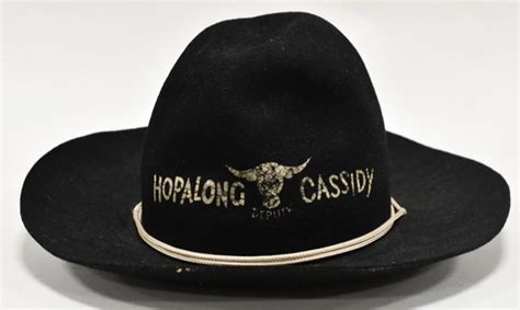 Sold at Auction: Hopalong Cassidy Deputy Black Felt Hat