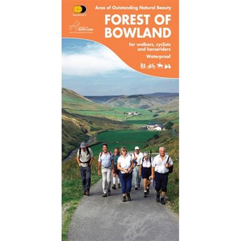 Forest of Bowland Map for Walkers Cyclists and Horseriders | Harvey Maps