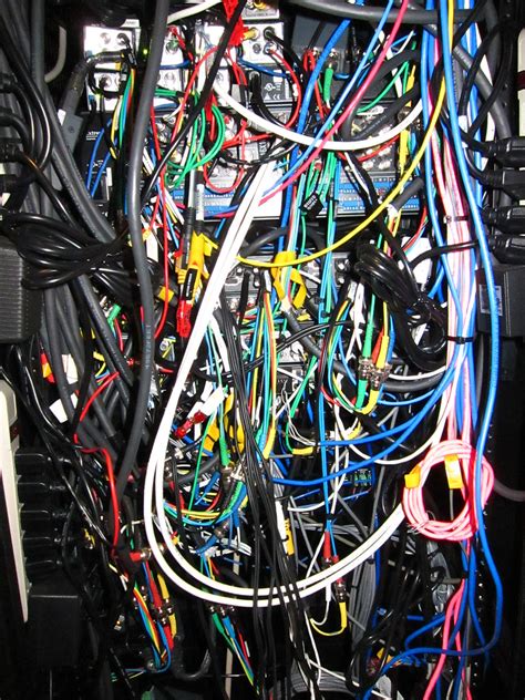 Rats build neater nests. | Inside one of two equipment racks… | Flickr