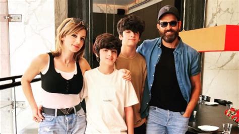 Hrithik Roshan, Sussanne take sons out to lunch, fans call Hrehaan ...