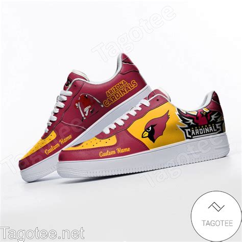 Arizona Cardinals Mascot Logo NFL Football Custom Name Air Force Shoes ...